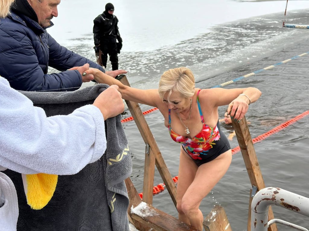 Зимний заплыв Бресте