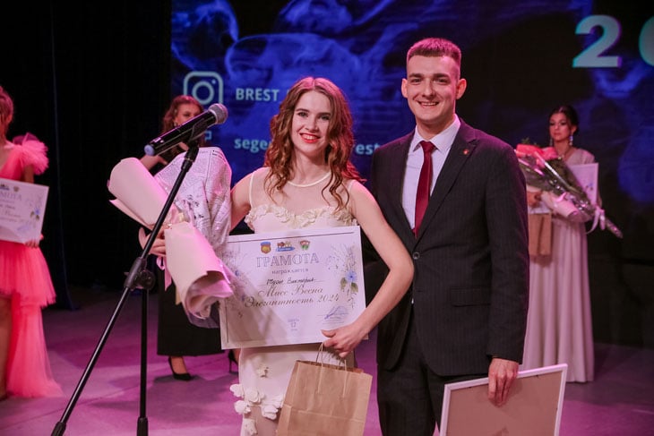 Кобринчанка стала первой вице-мисс на областном этапе конкурса «Мисс Весна – 2024»