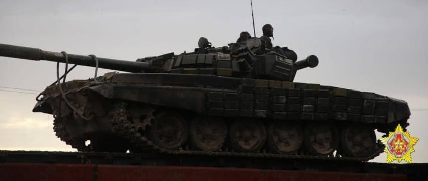 Части мехсоединения приведены в боевую готовность на границе с Украиной