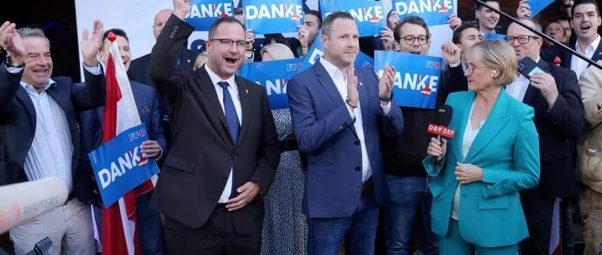 В Австрии лидирует ультраправая партия, критикующая военные поставки Украине