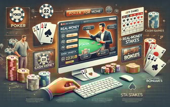 Игры в онлайн покер на деньги: основные особенности режима