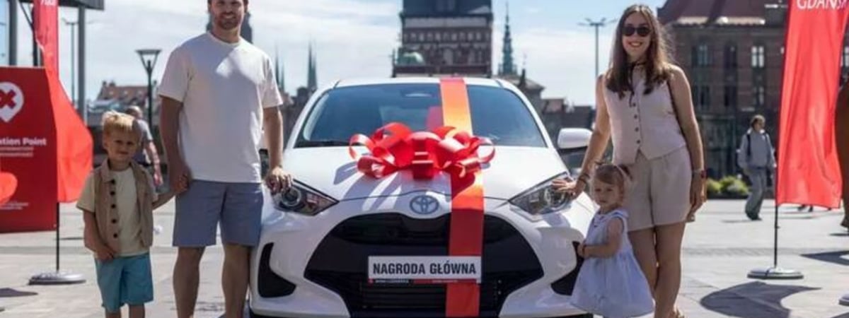 Беларусский программист выиграл новую Toyota в налоговой лотерее в польском Гданьске