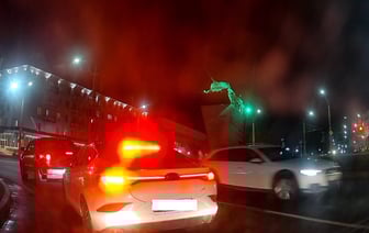 Решил развернуться  — необычный случай на дороге в Гродно