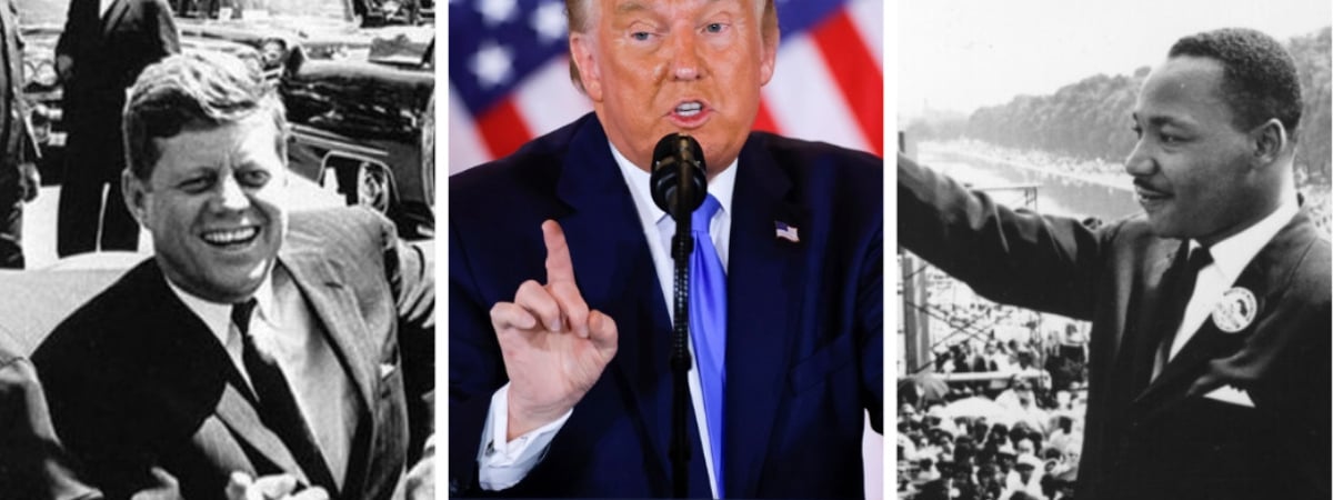 Трамп приказал рассекретить документы об убийстве Кеннеди и Мартина Лютера Кинга