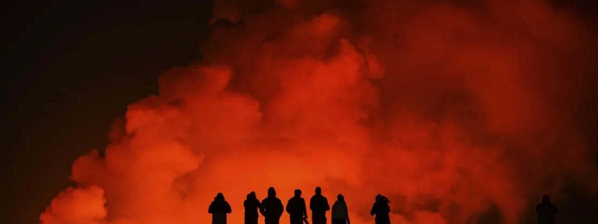 В Исландии началось новое извержение вулкана — Видео