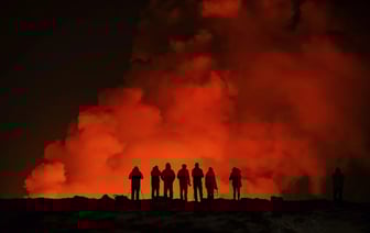 В Исландии началось новое извержение вулкана — Видео