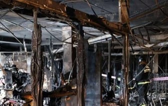 Стало известно, кого проверят после пожара в ТЦ «Беларусь» в Витебске