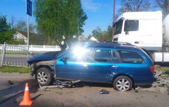 Авария на улице Лейтенанта Рябцева в Бресте