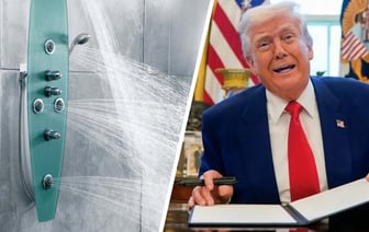 «Снова сделаю душ великим» — Трамп возмутился напором воды в американских душевых кабинах и распорядился его увеличить