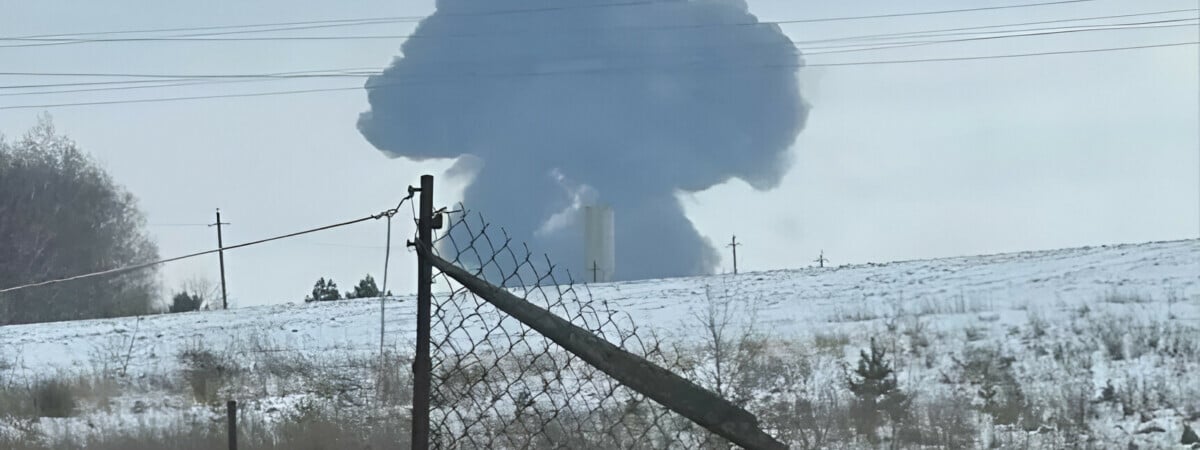 В Белгородской области разбился Ил-76 с пленными ВСУ на борту — Видео