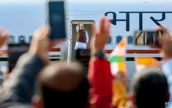 Фото: Индийское сообщество тепло приветствует премьер-министра Моди в США