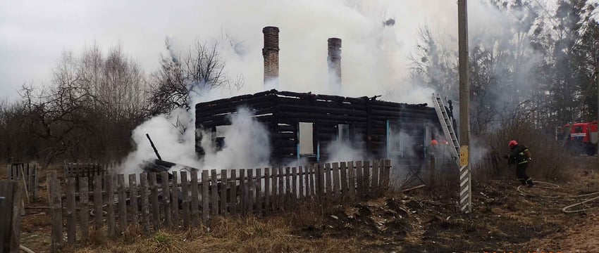 В Бобруйском районе на пожаре погиб мужчина