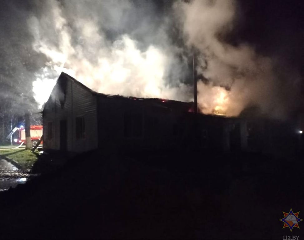 В Ивановском районе горело административное здание