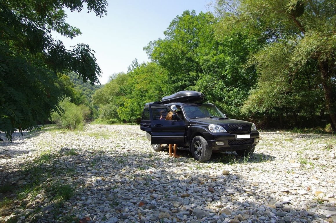 Белорусы отправились в Геленджик на Hyundai Terracan