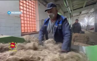 В Гродненской области запустили линию по переработке льна