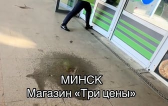 «Страшно в магазин заходить» — В Минске показали, как продавщица удерживала покупателя — Видео