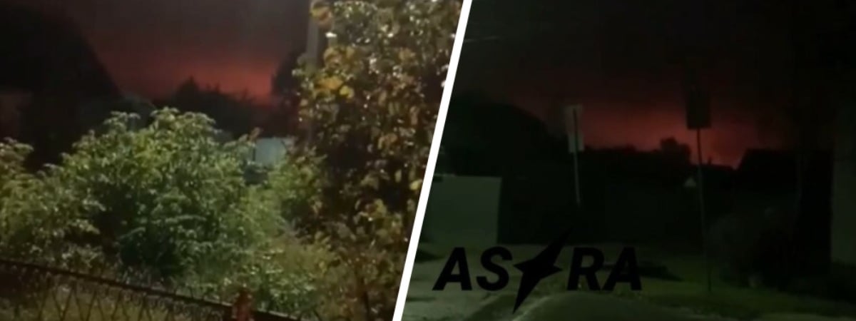 В России беспилотники атаковали склад с боеприпасами – начались взрывы снарядов — Видео