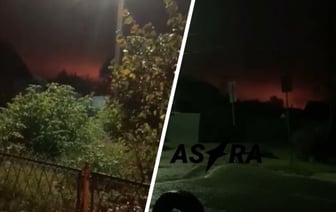 В России беспилотники атаковали склад с боеприпасами – начались взрывы снарядов — Видео