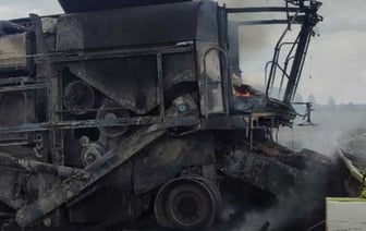 В Пружанском районе мужчина получил ожоги при тушении зерноуборочного комбайна
