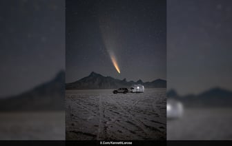 Яркая космическая скала озарит небо: комета посетит его через 80 000 лет.