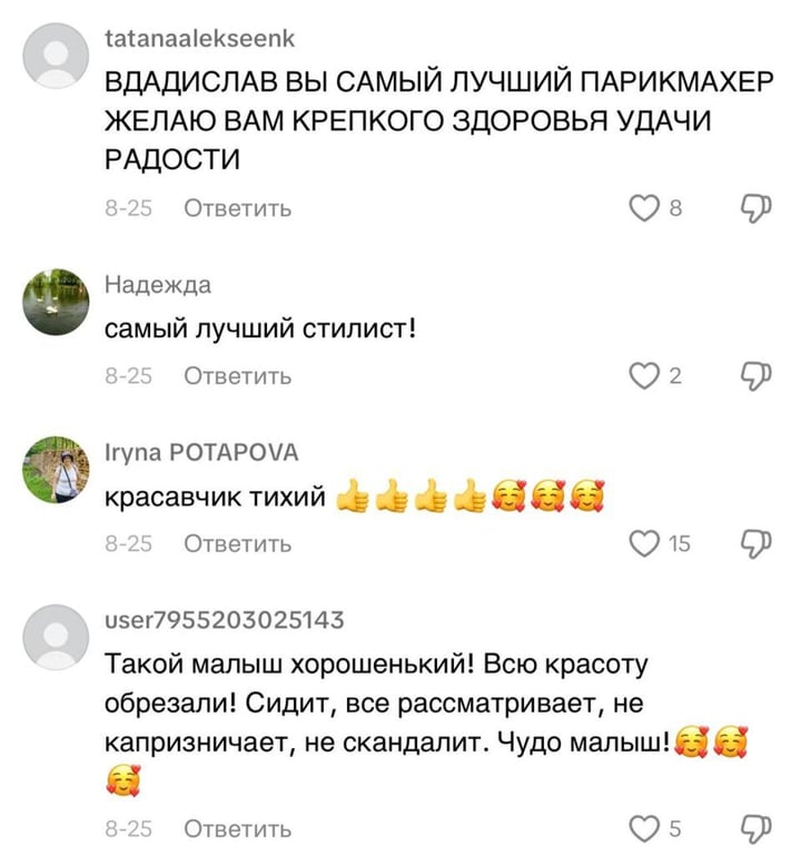 Пользователи интернета в восторге от детского парикмахера