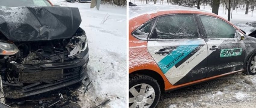 Белорусская девушка получила штраф за аварию на каршеринге