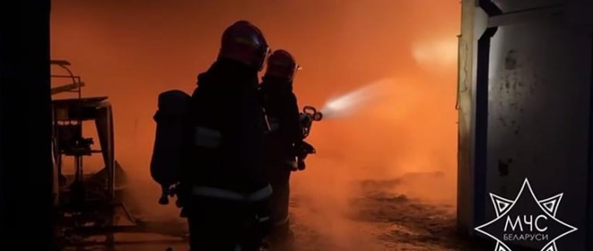 Мужчина погиб при пожаре на складе в Минске