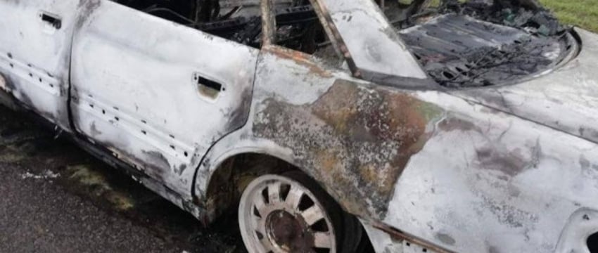 У жителя Бреста загорелась Audi