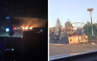 «Один из самых кровавых ударов» — ВСУ сожгли российскую военную колонну в Курской области — Видео
