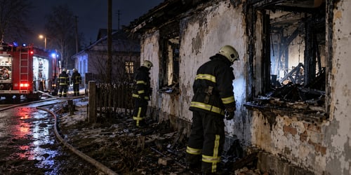В Красносельском произошел пожар в неэксплуатируемом здании