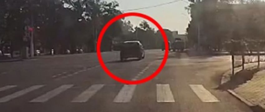 В Бресте водитель сбила велосипедистку - видео