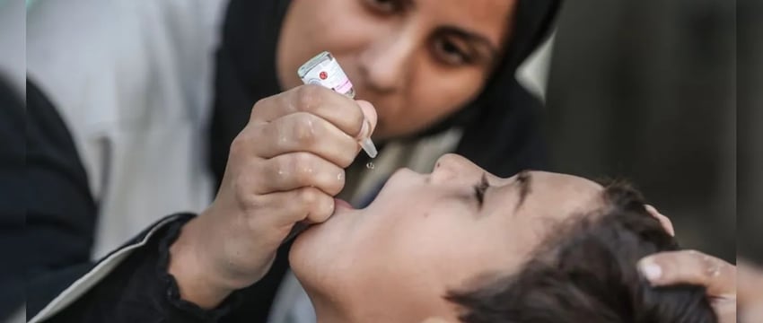Первая фаза кампании вакцинации против полиомиелита в Газе завершилась успешно: ВОЗ