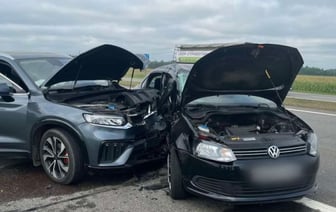 В Брестской области Volkswagen выехал на «встречку» и врезался в Geely