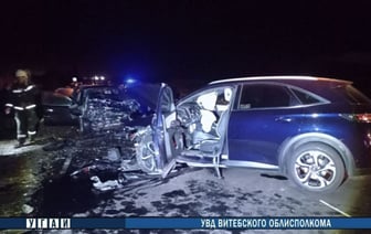 В Глубокском районе 2 авто столкнулись лоб в лоб — погибла семья — Видео