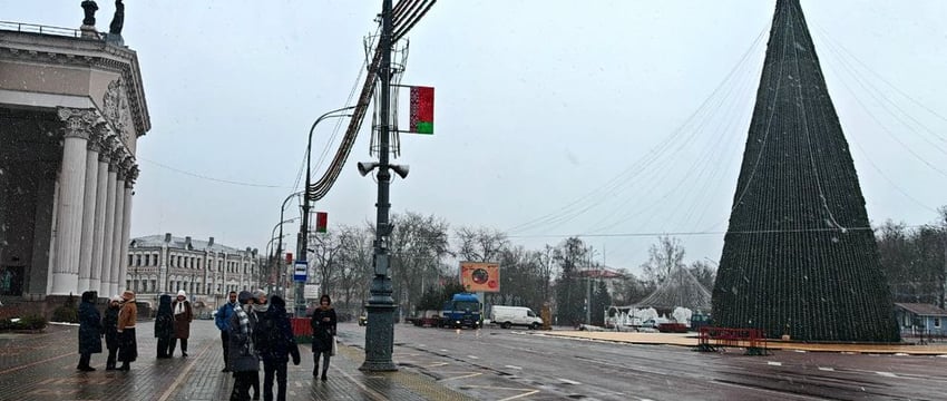 Движение по главной площади Гомеля временно изменится