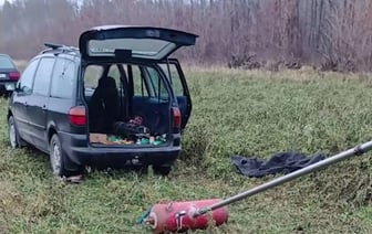 Возле границы задержали беспилотник с катапультой