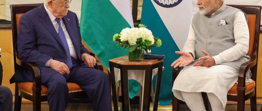 Премьер-министр Моди встретился с президентом Палестины и выразил "глубокую озабоченность" по поводу ситуации в Газе
