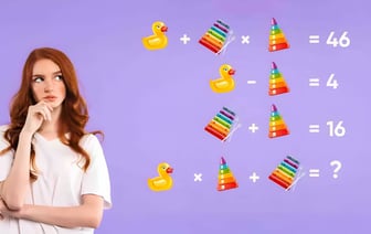 Эти уравнения могут решить только самые сообразительные? Какие числа спрятаны под игрушками? — Фото