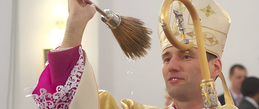 Велікоднае віншаванне біскупа Алега Буткевіча