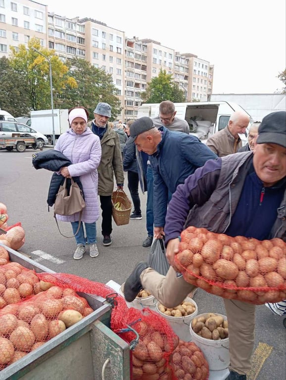 Жители Бреста активно посещают ярмарку у торгового центра «Дидас Персия»