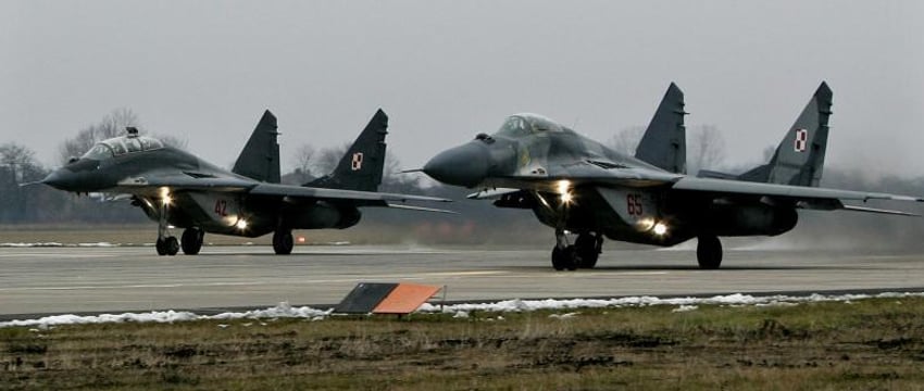 Польша подняла боевые самолеты из-за активности авиации России