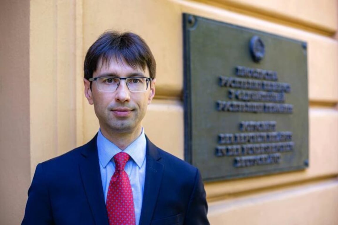 Бывший посол Беларуси в Германии Денис Сидоренко. Фото: посольство Беларуси в Германии