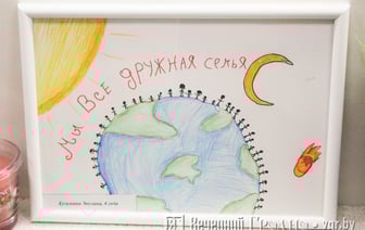 В магазине в центре Гродно появились детские рисунки