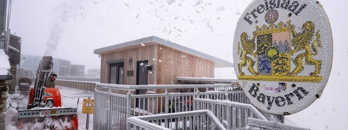 Зима близко? В Германии выпал первый снег — Фото