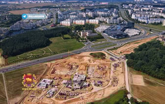 Фотофакт. Посмотрите, как выглядит строительная площадка новой больницы в Гродно