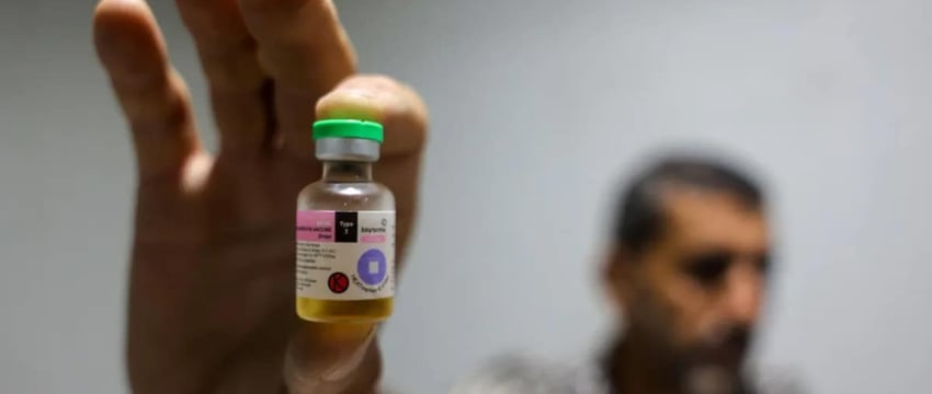 После наземного вторжения и гибели людей сверху в Газе появился новый враг - полиомиелит.