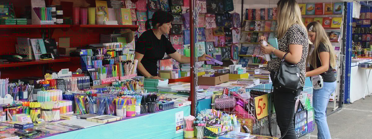 В Гродно возле OldCity открывается школьная ярмарка