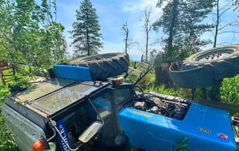 Авария с пьяным трактористом в Ивацевичском районе