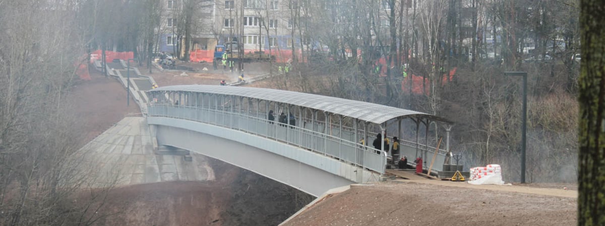Фотофакт.  Посмотрите, как выглядит новый виадук в Румлево