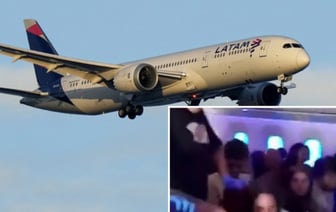 Что происходило внутри пикирующего Boeing 787? В сети появилось видео снятое пассажиром — Видео